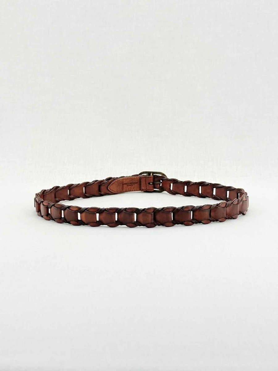Pre - loved SAINT LAURENT Brown Belt at Reems Closet