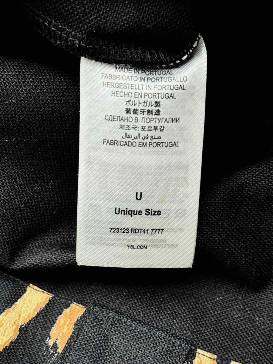 Pre - loved SAINT LAURENT Brown Multicolor Leopard Print Tote Bag at Reems Closet