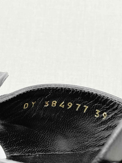 Pre - loved SAINT LAURENT Candy Black Size EU 39 Heeled Sandals at Reems Closet