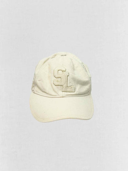 Pre - loved SAINT LAURENT Cream Cap at Reems Closet