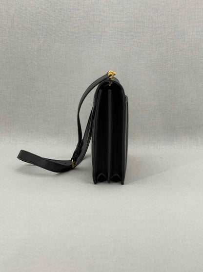 Pre - loved SAINT LAURENT Gabrielle Black Satchel at Reems Closet