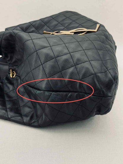 Pre-loved SAINT LAURENT Icare Black Tote Bag at Reems Closet