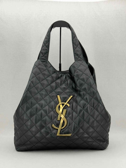 Pre-loved SAINT LAURENT Icare Black Tote Bag at Reems Closet