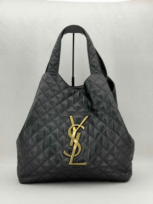 Pre-loved SAINT LAURENT Icare Black Tote Bag at Reems Closet