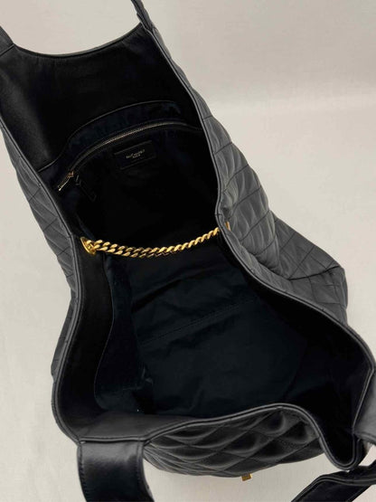 Pre-loved SAINT LAURENT Icare Black Tote Bag at Reems Closet