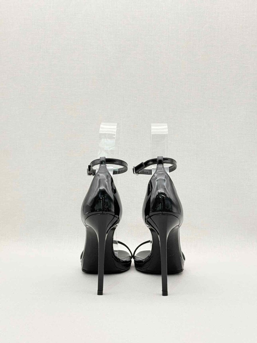 Pre-loved SAINT LAURENT Jane Black Size EU 35 Heeled Sandals at Reems Closet