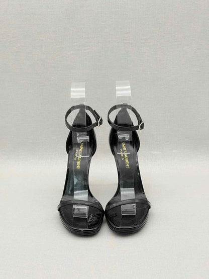 Pre-loved SAINT LAURENT Jane Black Size EU 35 Heeled Sandals at Reems Closet
