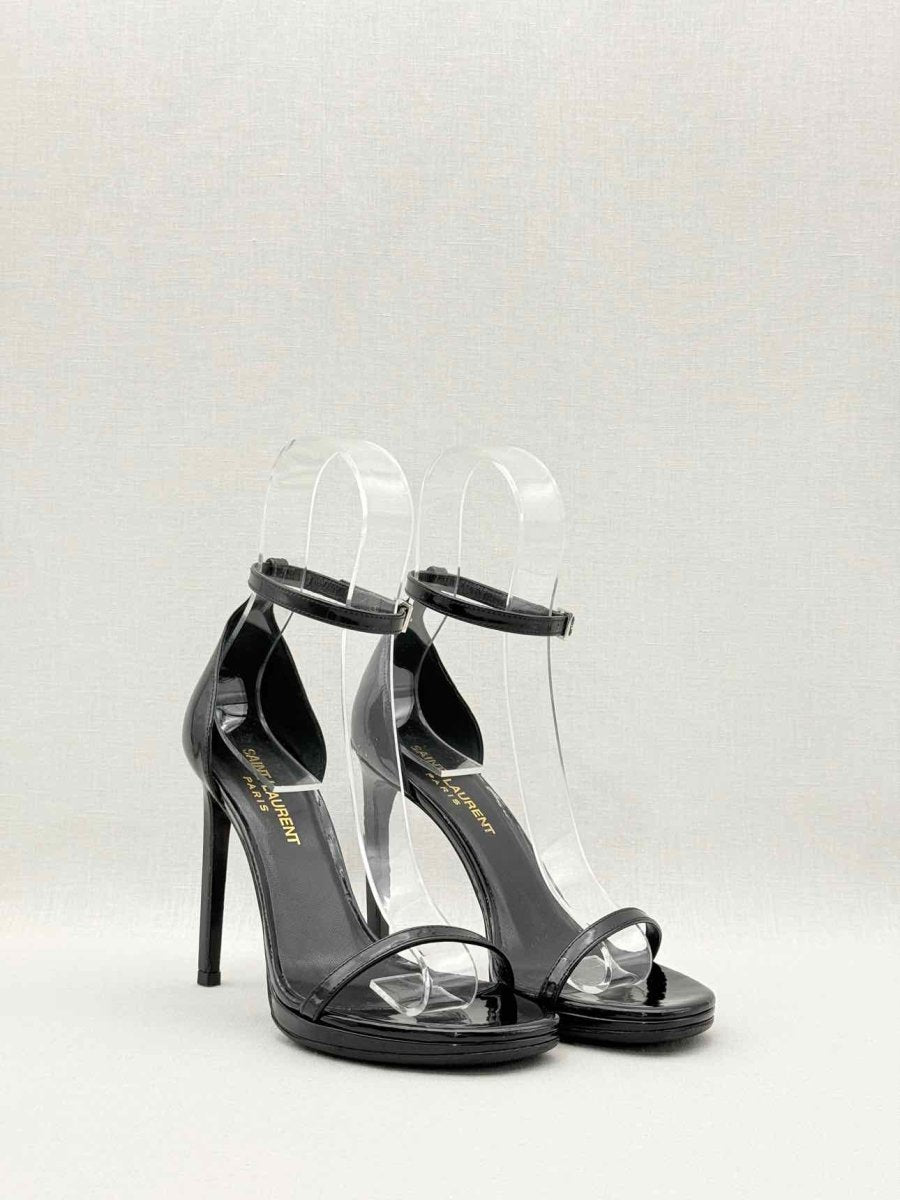 Pre-loved SAINT LAURENT Jane Black Size EU 35 Heeled Sandals at Reems Closet