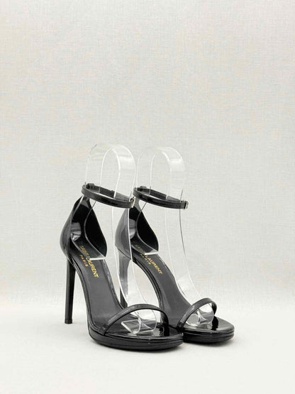 Pre-loved SAINT LAURENT Jane Black Size EU 35 Heeled Sandals at Reems Closet
