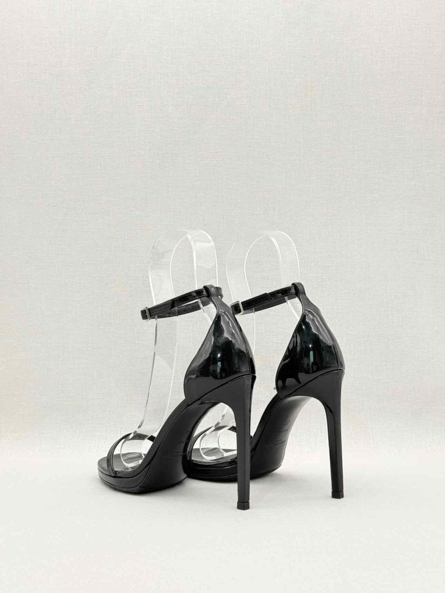 Pre-loved SAINT LAURENT Jane Black Size EU 35 Heeled Sandals at Reems Closet