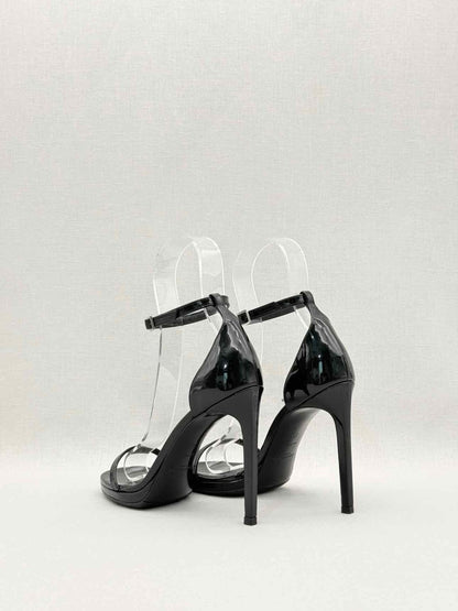Pre-loved SAINT LAURENT Jane Black Size EU 35 Heeled Sandals at Reems Closet