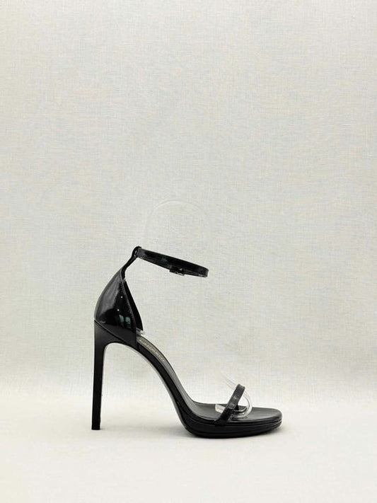 Pre-loved SAINT LAURENT Jane Black Size EU 35 Heeled Sandals at Reems Closet