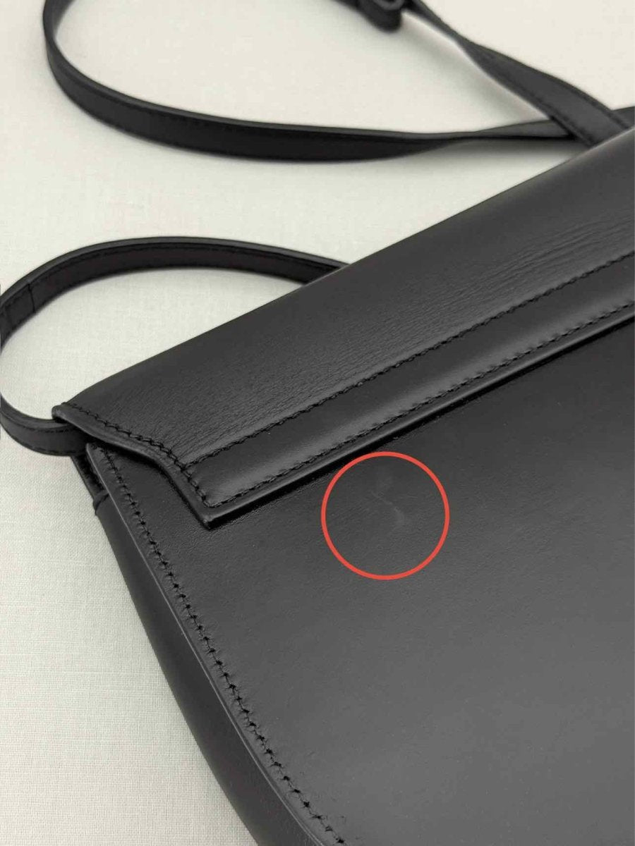 Pre - loved SAINT LAURENT Kaia Black Shoulder Bag at Reems Closet