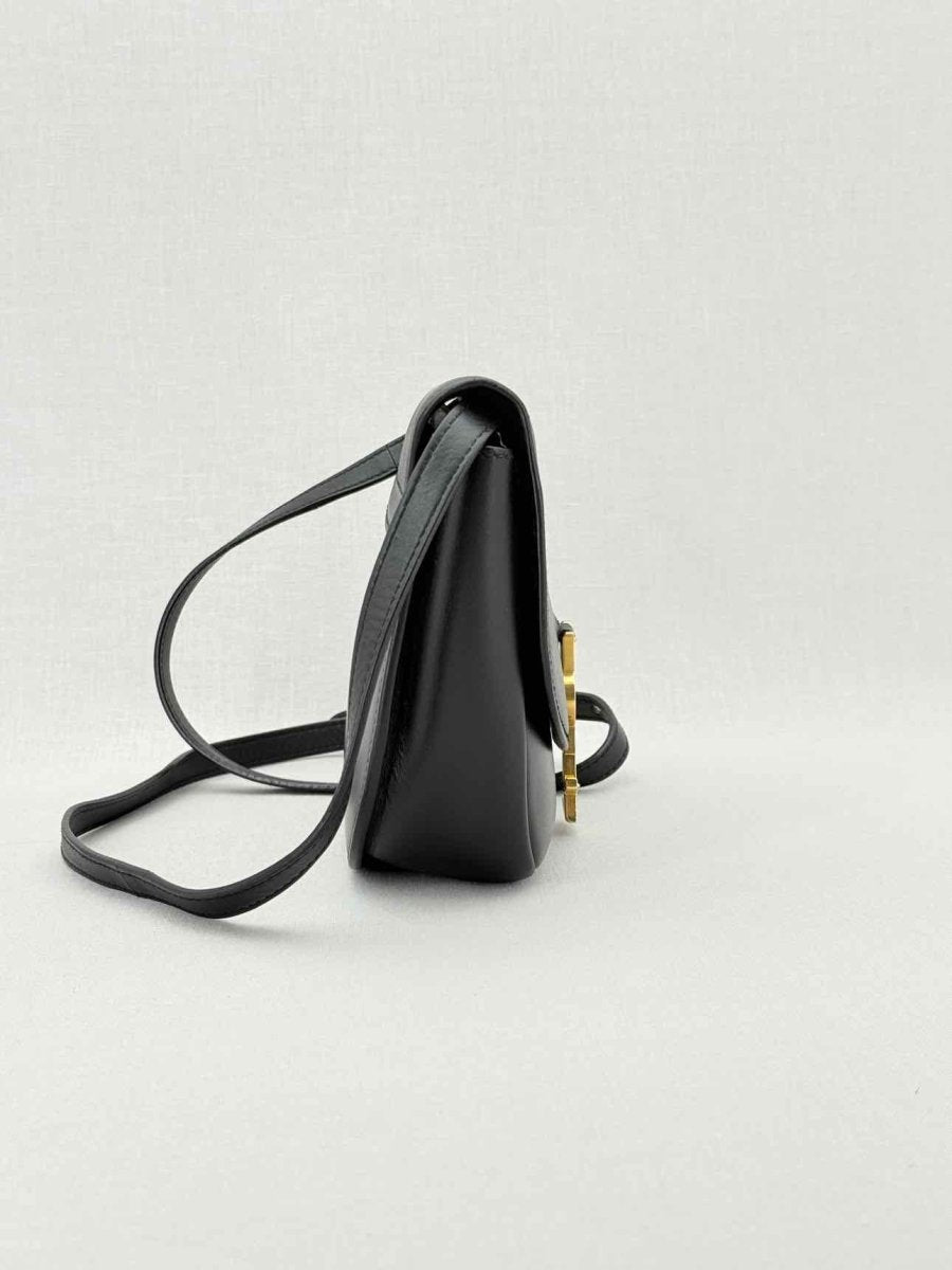 Pre - loved SAINT LAURENT Kaia Black Shoulder Bag at Reems Closet