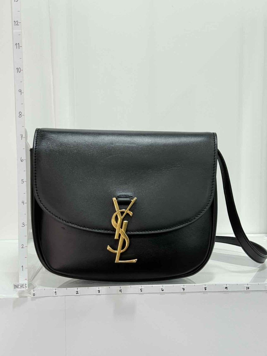 Pre - loved SAINT LAURENT Kaia Black Shoulder Bag at Reems Closet