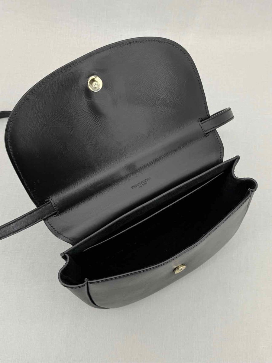 Pre - loved SAINT LAURENT Kaia Black Shoulder Bag at Reems Closet