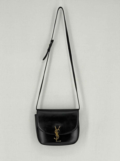 Pre - loved SAINT LAURENT Kaia Black Shoulder Bag at Reems Closet
