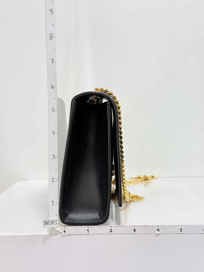 Pre-loved SAINT LAURENT Kate Black Shoulder Bag at Reems Closet