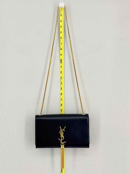 Pre-loved SAINT LAURENT Kate Black Shoulder Bag at Reems Closet