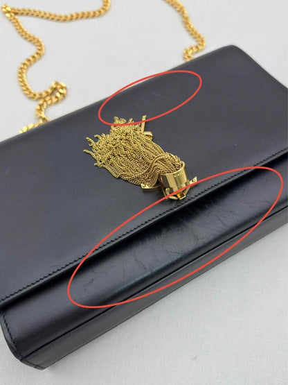 Pre-loved SAINT LAURENT Kate Black Shoulder Bag at Reems Closet