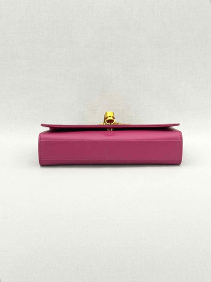 Pre - loved SAINT LAURENT Kate Fuchsia Crossbody at Reems Closet