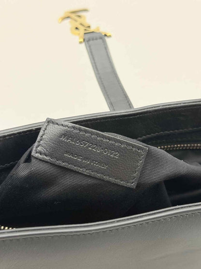 Pre - loved SAINT LAURENT LE 5 À 7 Black Shoulder Bag at Reems Closet