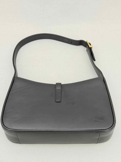 Pre - loved SAINT LAURENT LE 5 À 7 Black Shoulder Bag at Reems Closet