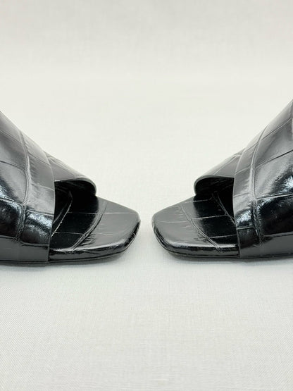 Pre - loved SAINT LAURENT Loulou Black Size EU 38.5 Mules at Reems Closet