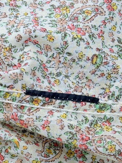 Pre - loved SAINT LAURENT Multicolor Floral Print Size US 4 Shirt at Reems Closet