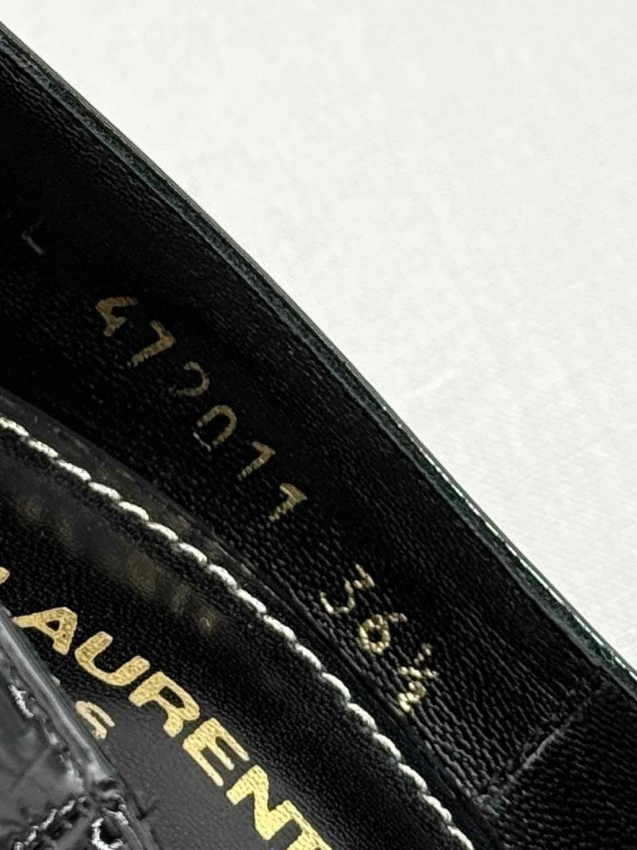 Pre - loved SAINT LAURENT Opyum Black Size EU 36.5 Pumps at Reems Closet