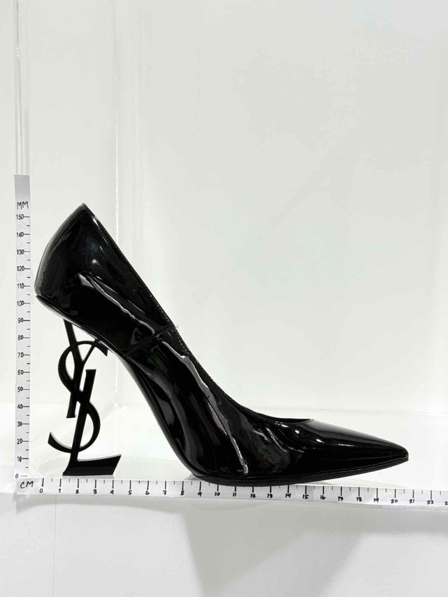 Pre - loved SAINT LAURENT Opyum Black Size EU 36.5 Pumps at Reems Closet