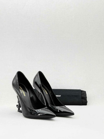 Pre - loved SAINT LAURENT Opyum Black Size EU 36.5 Pumps at Reems Closet