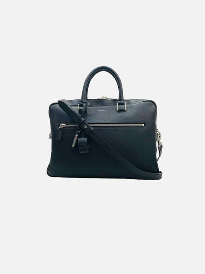 Pre - loved SAINT LAURENT Sac De Jour Black Briefcase at Reems Closet