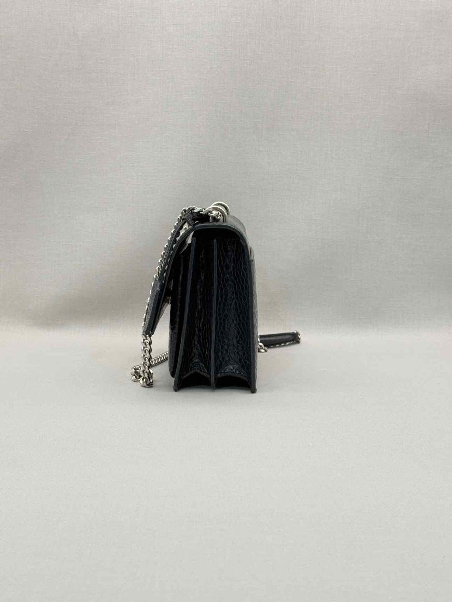 Pre-loved SAINT LAURENT Sunset Black Shoulder Bag at Reems Closet