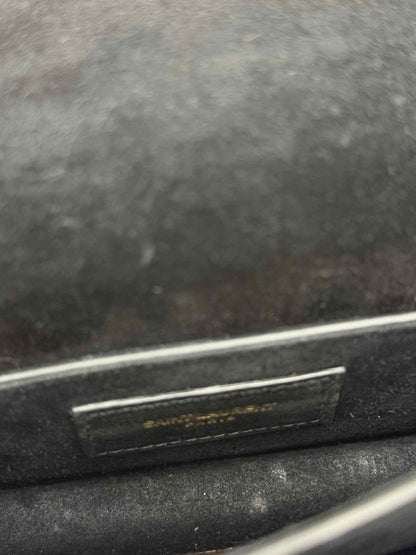 Pre-loved SAINT LAURENT Sunset Metallic Gold Crossbody at Reems Closet