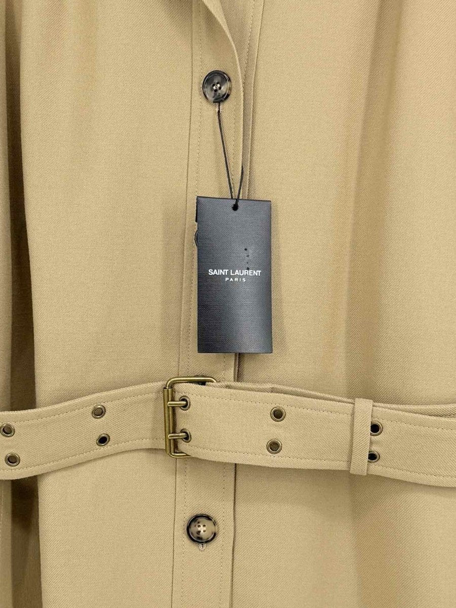 Pre - loved SAINT LAURENT Tan Size US 4 Jacket at Reems Closet