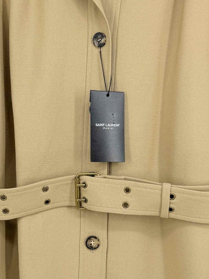 Pre - loved SAINT LAURENT Tan Size US 4 Jacket at Reems Closet