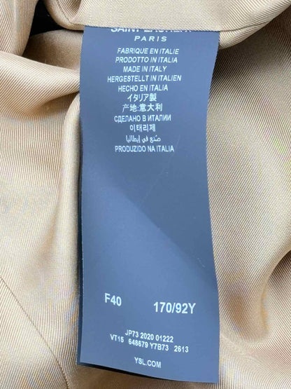 Pre - loved SAINT LAURENT Tan Size US 4 Jacket at Reems Closet