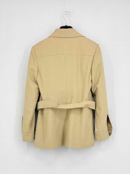 Pre - loved SAINT LAURENT Tan Size US 4 Jacket at Reems Closet