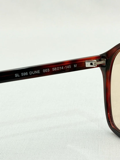 Pre - loved SAINT LAURENT Tortoise Sunglasses at Reems Closet