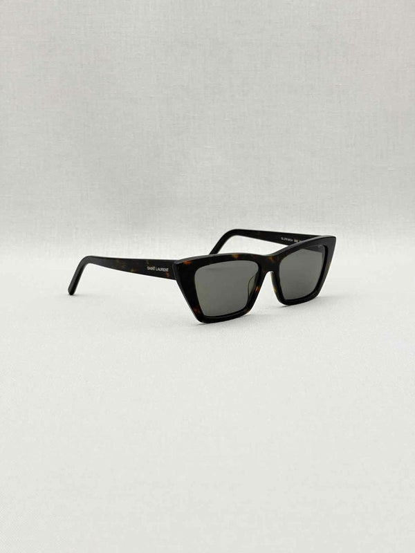 Pre-loved SAINT LAURENT Tortoiseshell Sunglasses at Reems Closet