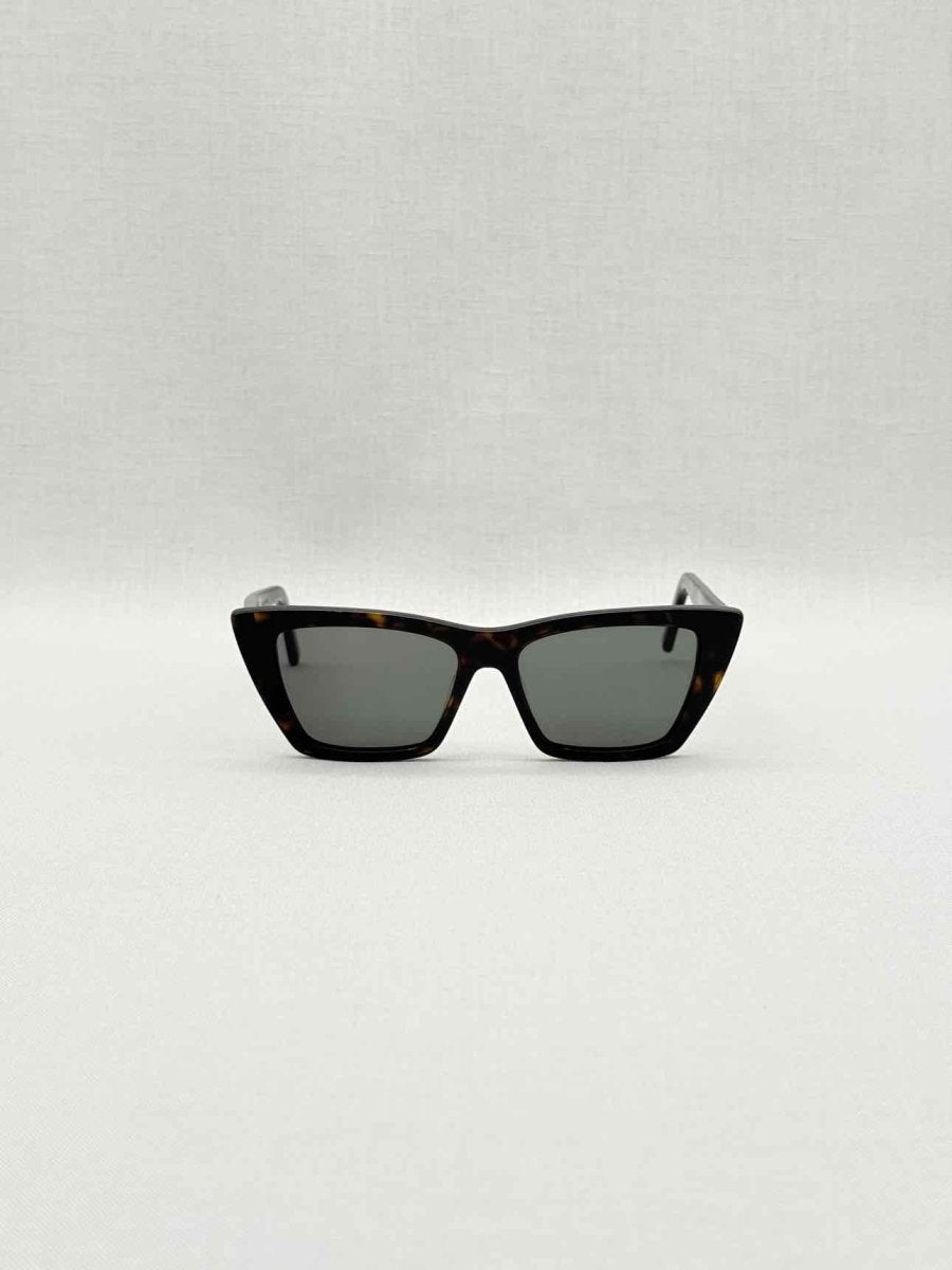 Pre-loved SAINT LAURENT Tortoiseshell Sunglasses at Reems Closet