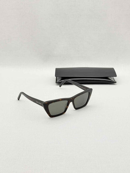Pre-loved SAINT LAURENT Tortoiseshell Sunglasses at Reems Closet