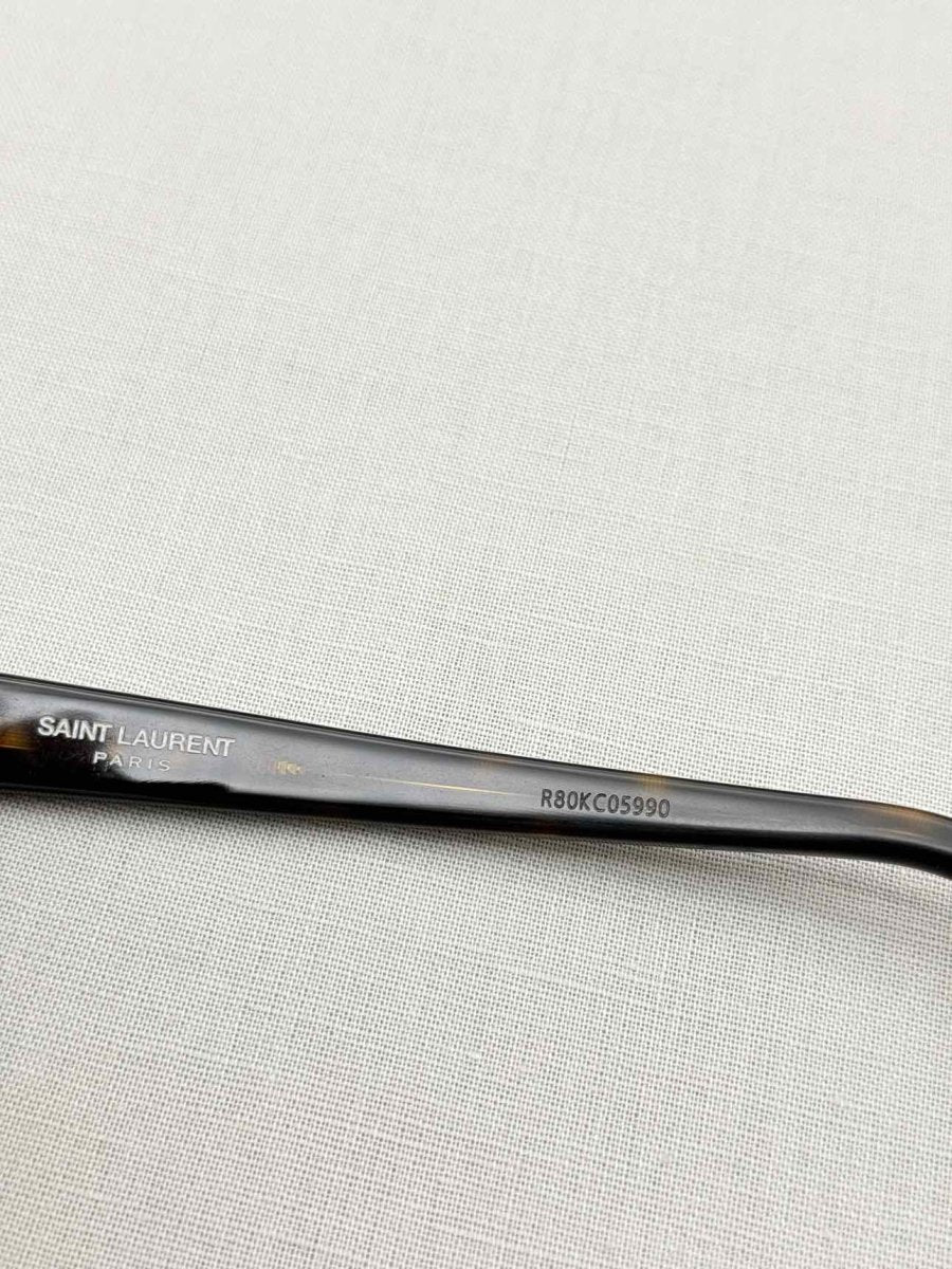 Pre-loved SAINT LAURENT Tortoiseshell Sunglasses at Reems Closet