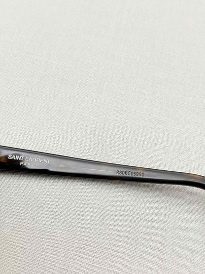 Pre-loved SAINT LAURENT Tortoiseshell Sunglasses at Reems Closet