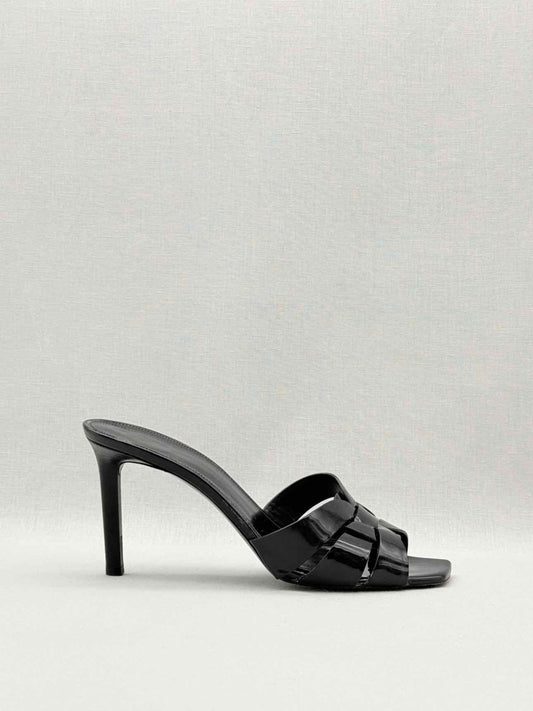 Pre-loved SAINT LAURENT Tribute Black Size EU 41 Mules at Reems Closet