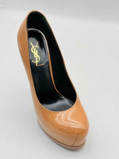 Pre - loved SAINT LAURENT Tribute Nude Size EU 37.5 Pumps at Reems Closet