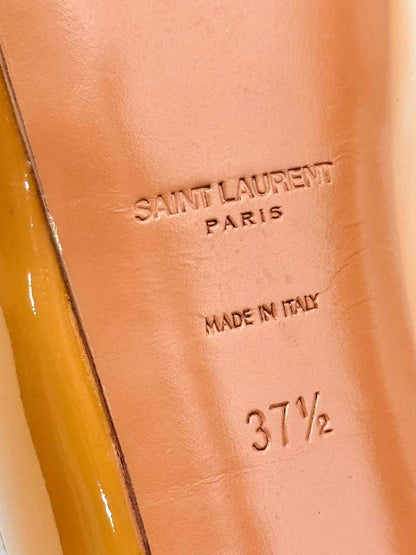 Pre - loved SAINT LAURENT Tribute Nude Size EU 37.5 Pumps at Reems Closet