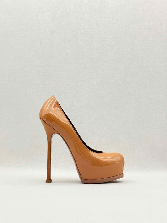 Pre - loved SAINT LAURENT Tribute Nude Size EU 37.5 Pumps at Reems Closet