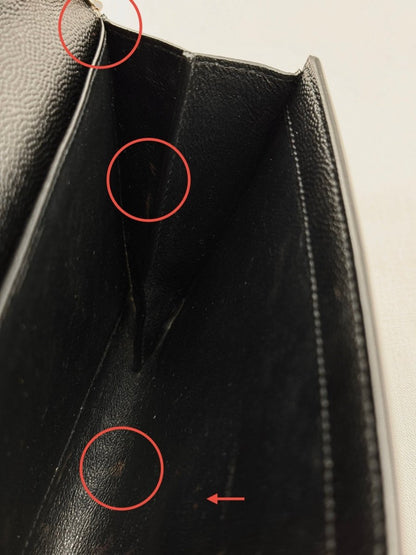 Pre - loved SAINT LAURENT Uptown Black Shoulder Bag at Reems Closet